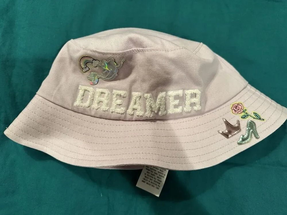 NWT Disney Parks 2023 Princess Dreamer Lavender Bucket Hat Adult
